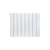 Adept Aluminium Designer Radiator Vertical Horizontal Single Double - White