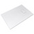 SMC White Slate Stone Effect Shower Trays Square Rectangle Base Non Slip Surface