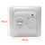 White Manual Thermostat for Underfloor Heating