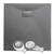 Grey SMC Shower Trays with Solid Drain Cover and Waste Options
