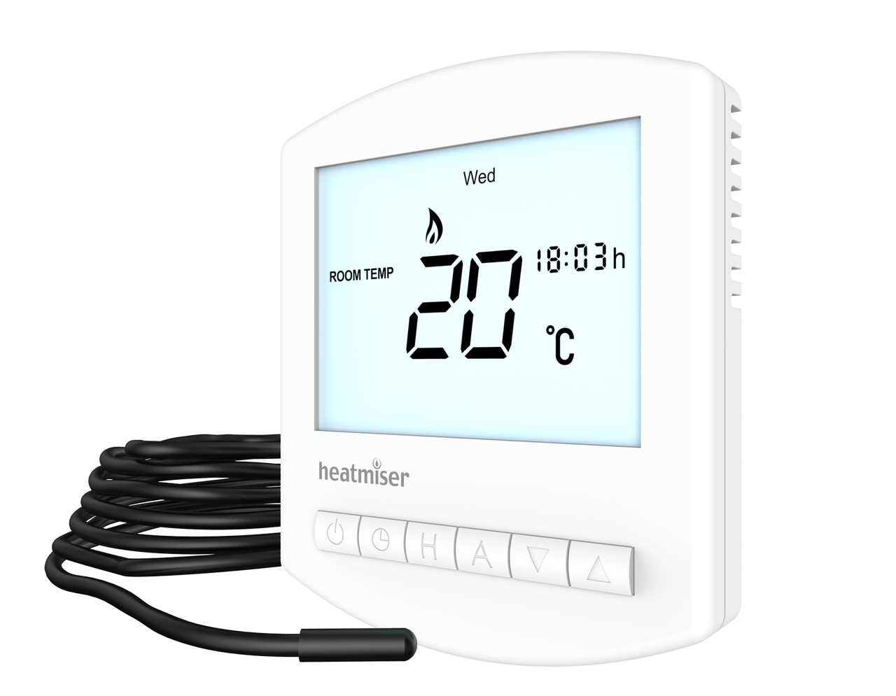 Electric Underfloor Heating Thermostat Heatmiser Slimline-e v3