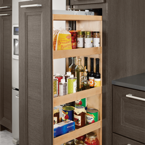 Tall Pull-out Pantry - Modern - Kitchen - Houston - by Cabinet