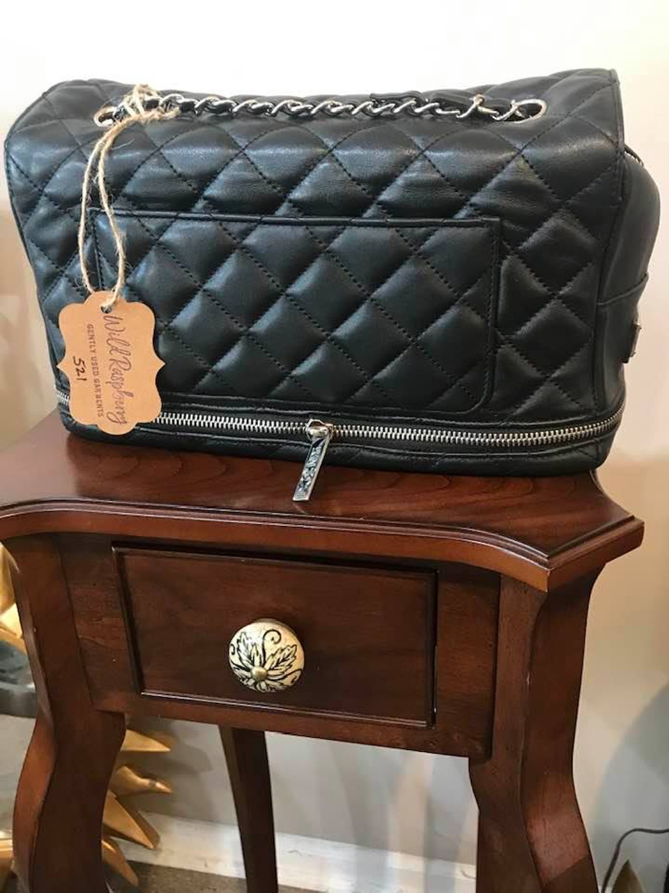 Chanel Two Tone Black and White Flap Bag Rare Limited Edition