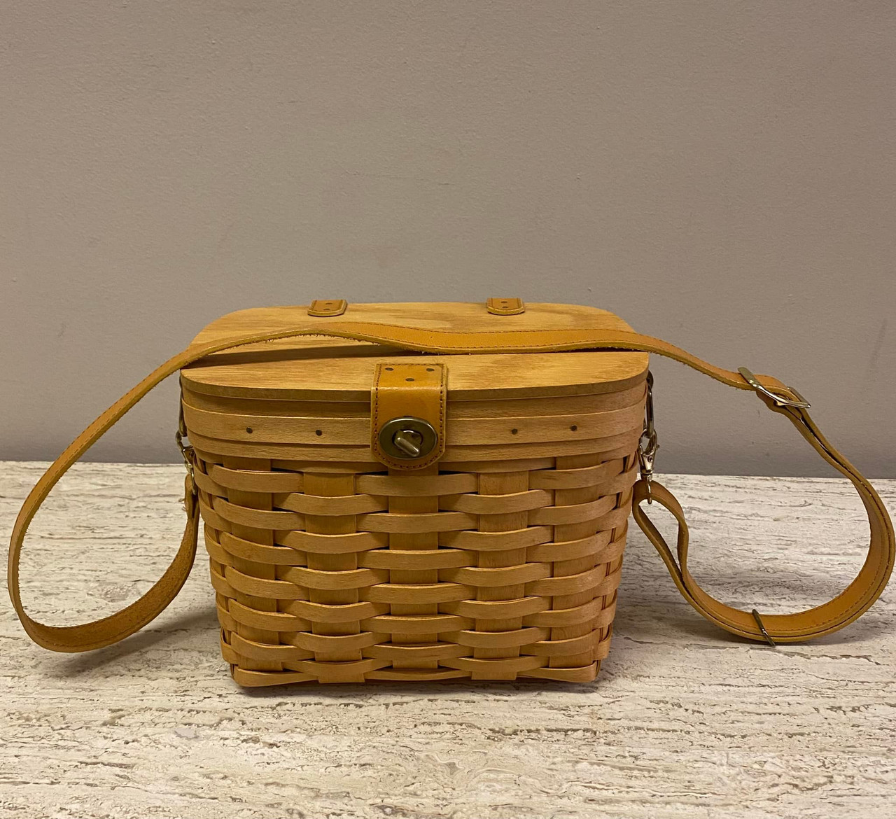 Wicker Basket Box Bag – OMNIA