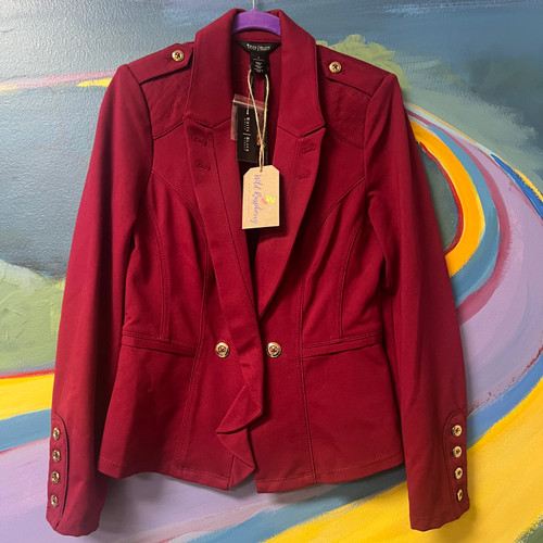 Dark Berry Red Blazer