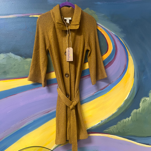 Unique Shade of Gold Cardigan