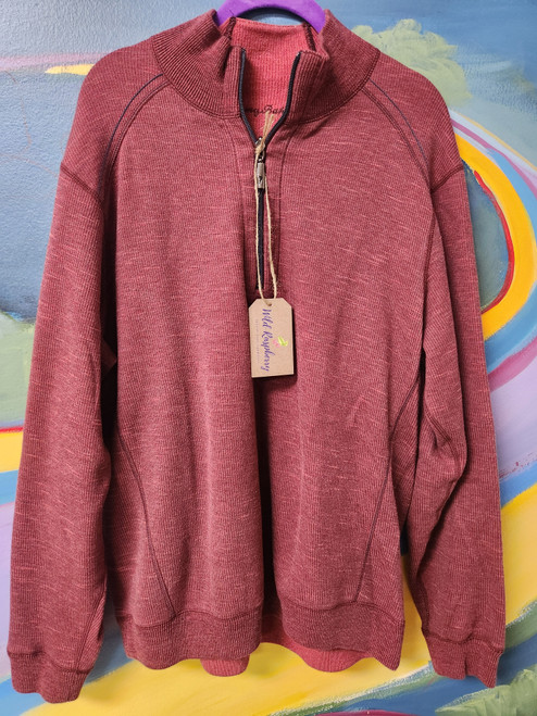 Magnificent Maroon Reversible 1/4 ZIp Pullover