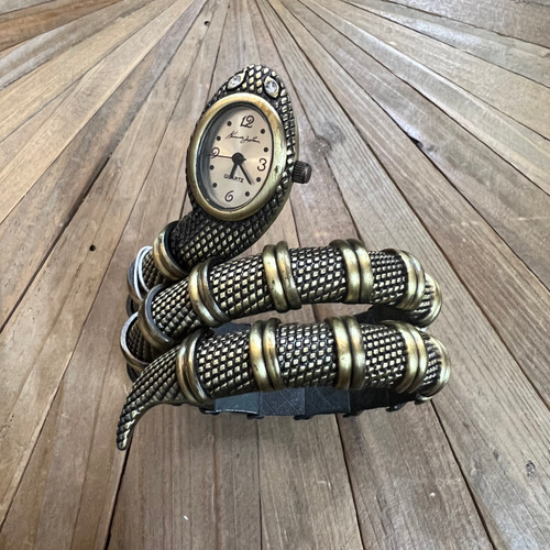 Wrap Around Snake Bracelet Watch