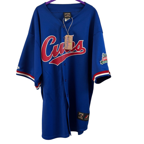 Wrigley Field Celebration of 100 Years!

CUBS Jersey from Authentic Cooperstown Collection

Size XXL

Great Condition!