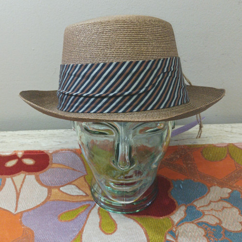 Pilgrim Vintage 1950s Straw Fedora