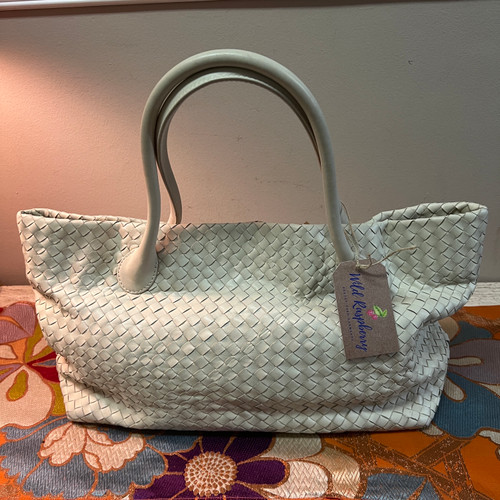 Helen Kaminski Australia Leather Woven Handbag