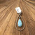 Exquisite Larimar (Grade AAA) and Sterling Silver Drop Pendant