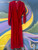 Vintage Cozy Soft Regal Red Robe