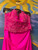 Neon Pink Evening  Gown