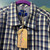 Multi Color Button Up Shirt With Contrasting Cuff
