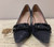 Prada Grey Tweed Kitten Heel Pump, Size 36.5 / US 6