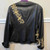 Women's Embroidered Leather Jacket by Anne Klein, Size S/M