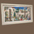 Huge Vintage Limited Edition Serigraph Bienestar Courtyard