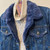Stylish and Cozy!

Denim Jacket with Blue Dyed Rabbit Fur Lining, Size S/M