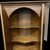 Large and Elegant Blind Door Corner Cupboard with beautifully shaped shelves