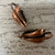 Vintage Matisse Copper Brooch and Clip Earrings by Renoir