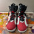 Nike Air Jordan Red and White Sneaker Top
