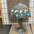 Antique Circa 1915 Slag Stained Glass Lamp