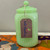 Jadeite Milk Glass Canister with Lid