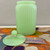 Jadeite Milk Glass Canister with Lid