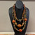 Multi Color Necklace with Vintage African Trade Beads / Raw Amber / Other Vintage Beads