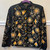 Vintage Black and Yellow Jacket with Beautiful Floral Embroidery

Complete with intricate beading!