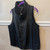 Eileen Fisher Black Zipper Vest