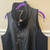 Eileen Fisher Black Zipper Vest