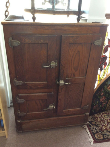 アンティーク　アイスボックス antique/vintage ice box refrigerator | eBay