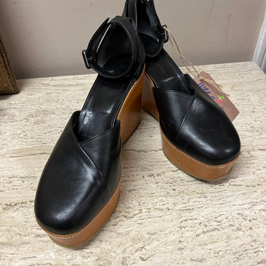 CLERGERIE BECKA ウィングチッププラットフォーム　38 BECKA, gloss black | Clergerie Paris – Clergerie Paris - Europe