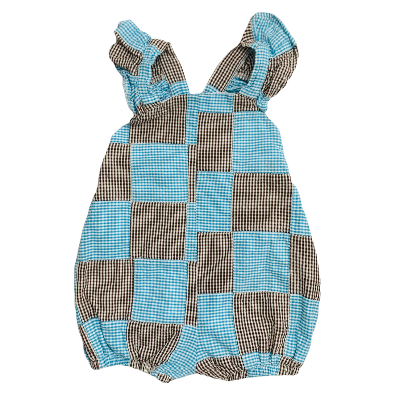G06-Kellys Kids, 12-18M, 0/s cotton short romper - Thread