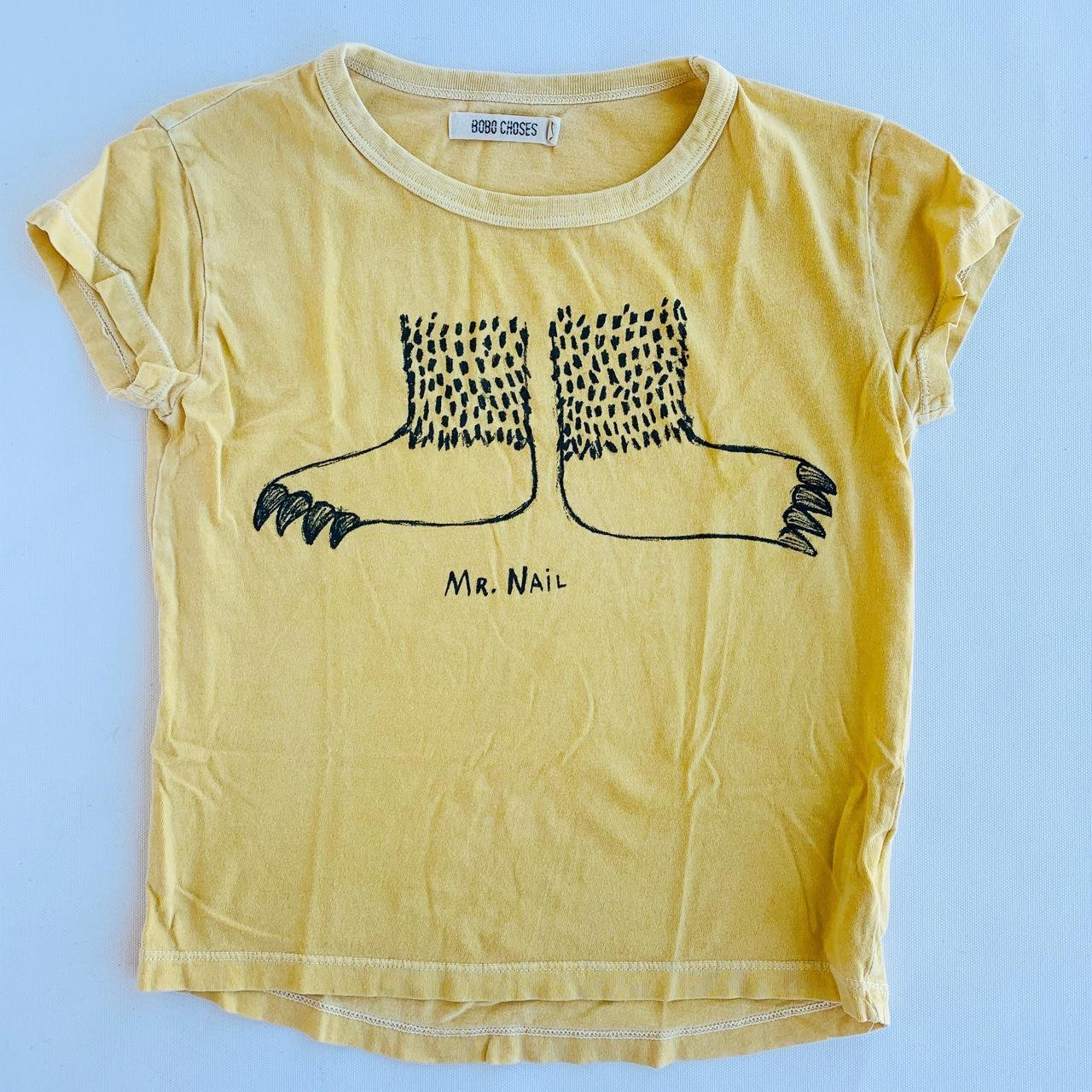 B-Bobo Choses, 4/5Y, s/s coton knit tee shirt