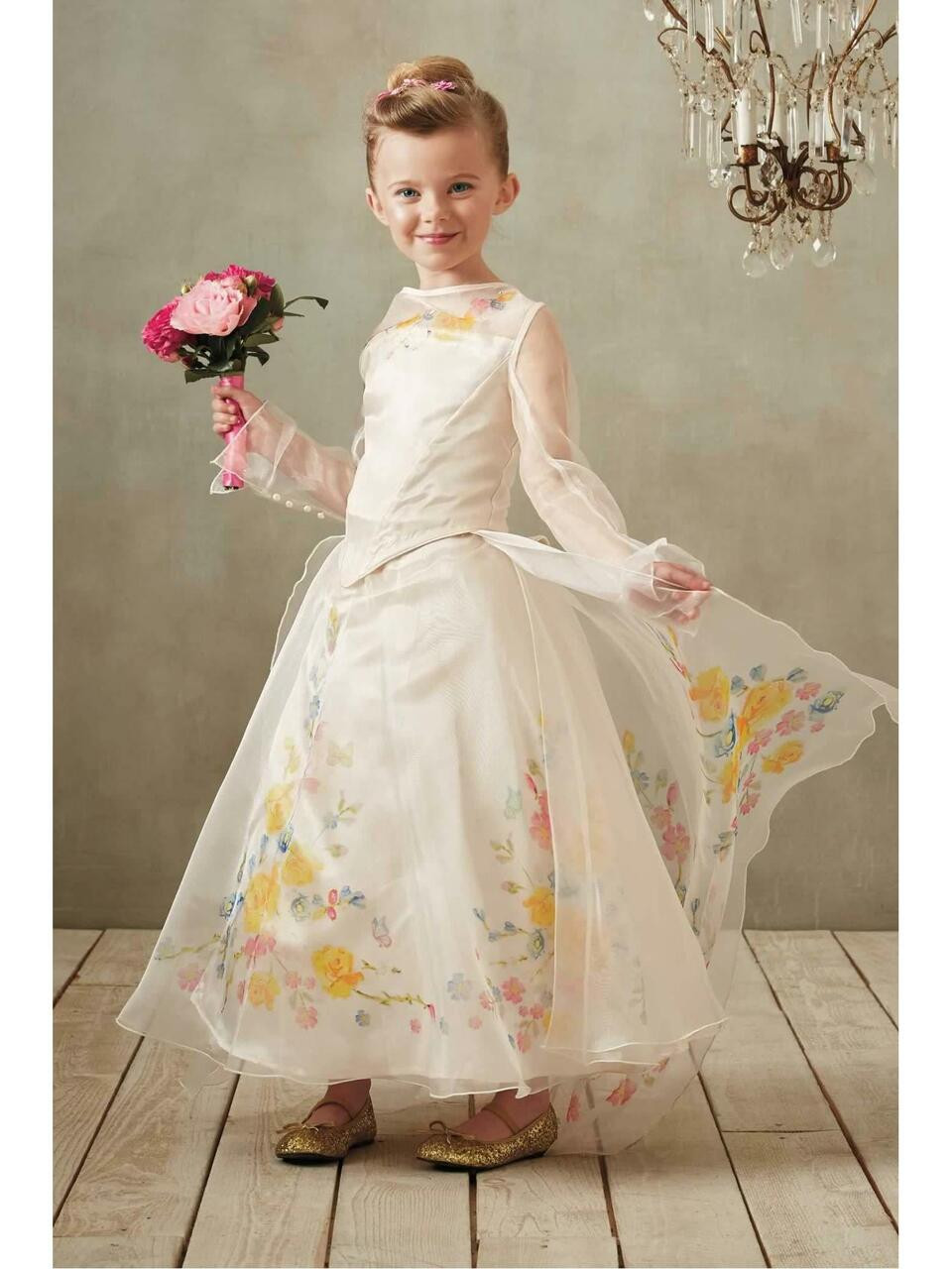 Cinderella Costume Little Big Girl Lace Flower Butterfly Tutu Dress First  Communion Pageant Wedding Birthday Formal Gown Blue 8-9 Years : Amazon.in:  Clothing & Accessories