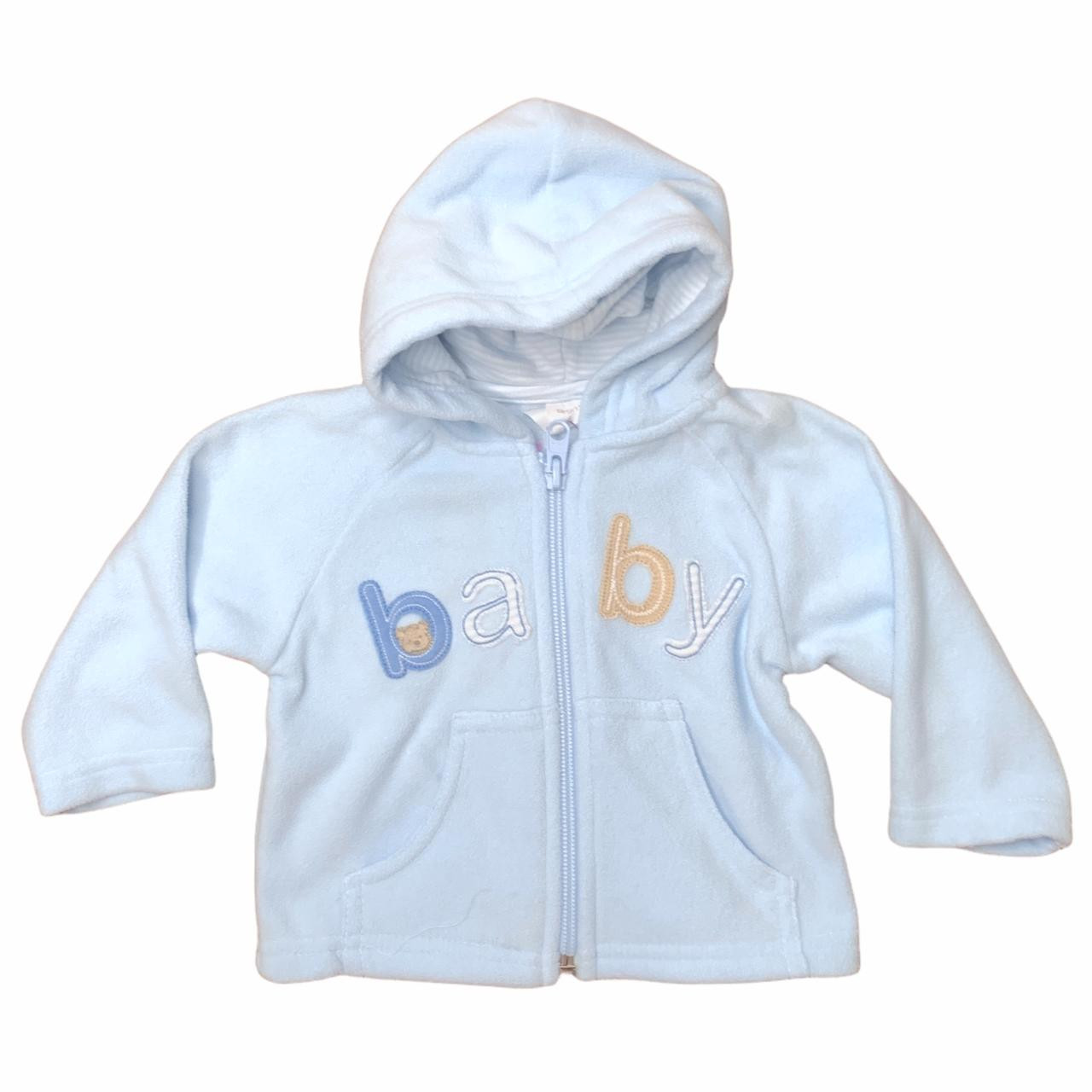 B12-Gymboree, 3-6M, l/s cotton knit hoodie - Thread