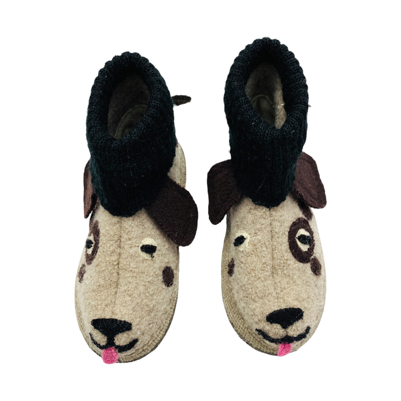 Garnet hill store boiled wool slippers