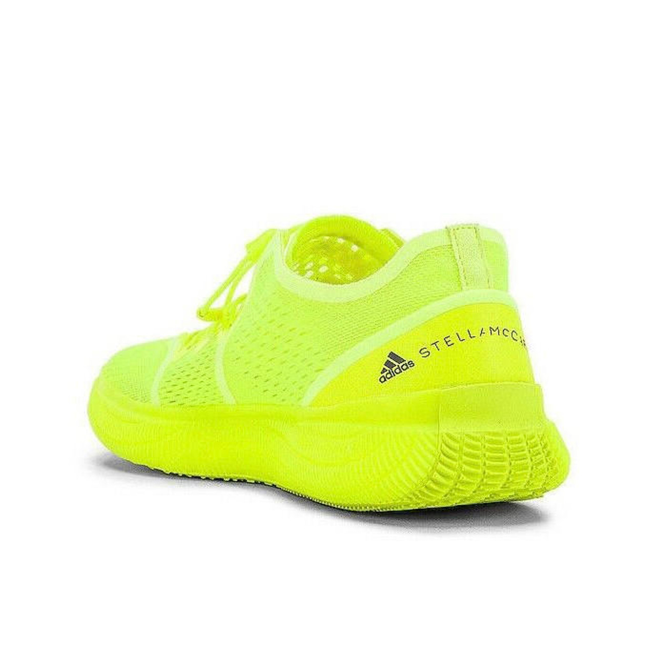 Adidas, 7, Stella McCartney Pureboost Sneakers, Neon Yellow - Thread