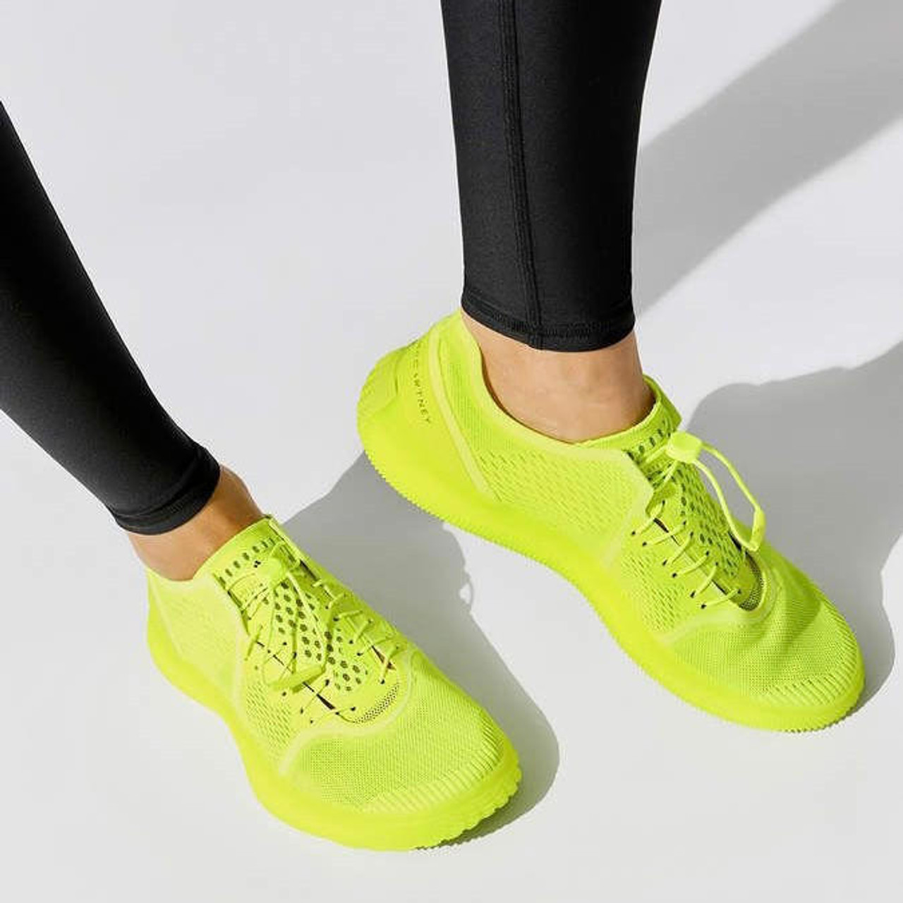 Adidas, 7, Stella McCartney Pureboost Sneakers, Neon - Thread