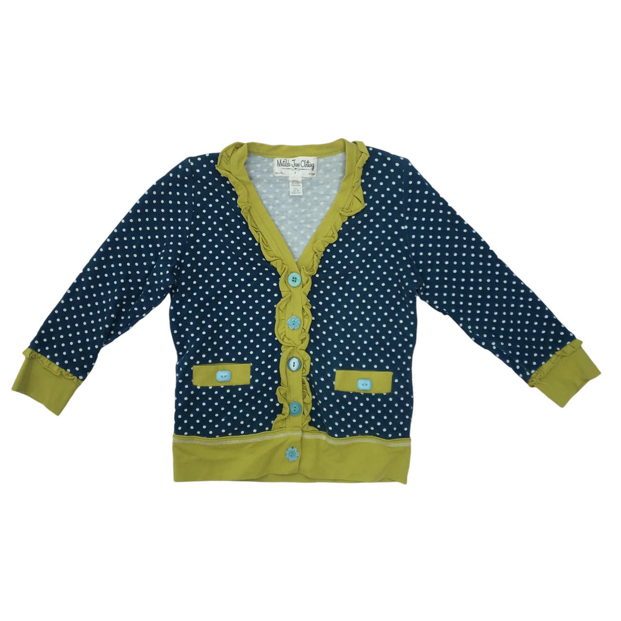 G12-Matilda Jane, 4Y, l/s cotton sweater cardigan - Thread