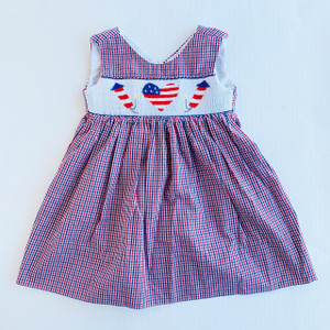 Little Threads G-Little Threads, 12-18M, 0/s cotton smocked dress Little Threads G-Little Threads, 12-18M, 0/s cotton smocked dress