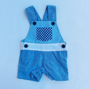 Andy and Evan B-Andy and Evan, 0-3M, 0/s cotton short romper Andy and Evan B-Andy and Evan, 0-3M, 0/s cotton short romper
