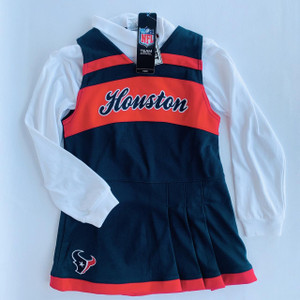 NFL Team Apparel G-NFL Team Apparel, 6Y, 0/s poly cheer dressshirt