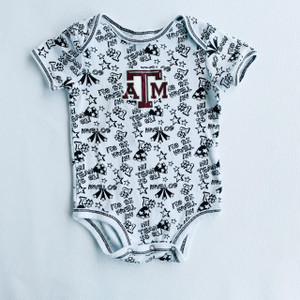 Rivalry Threads N-Rivalry Threads, 6-12M, s/s cotton knit onesie Rivalry Threads N-Rivalry Threads, 6-12M, s/s cotton knit onesie