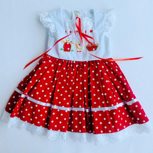 Unknown G03-Unknown, 6-12M, s/s cotton dress Unknown G03-Unknown, 6-12M, s/s cotton dress