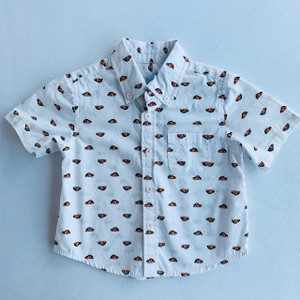 EPK Designed in France B-Epk, 6-12M, s/s cotton button shirt EPK Designed in France B-Epk, 6-12M, s/s cotton button shirt