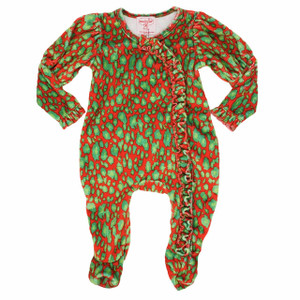 Mud Pie G-Mud Pie, 3-6M, l/s poly velour footie Mud Pie G-Mud Pie, 3-6M, l/s poly velour footie